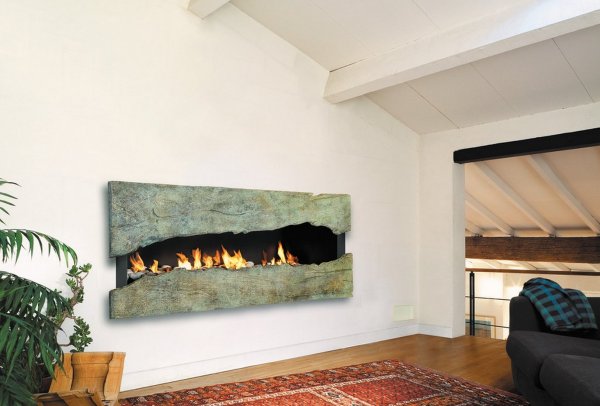 CF + D custom fireplace design