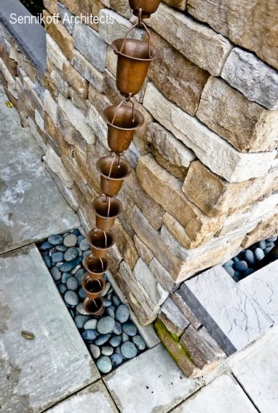 Csapadékelvezetés lánccal